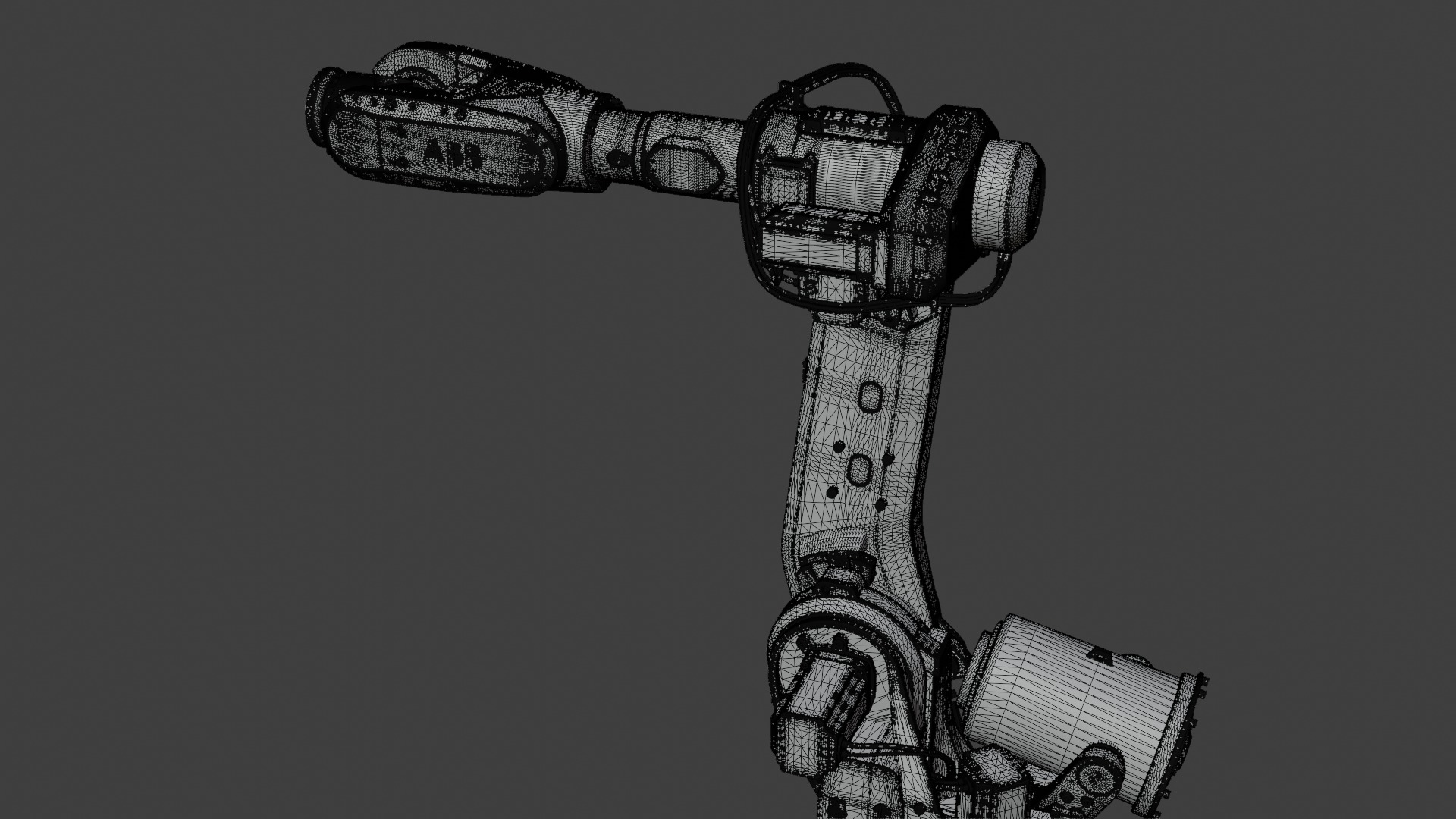 ABB IRB 6790 Heavy-Duty Industrial Robotic Arm 3D model_9