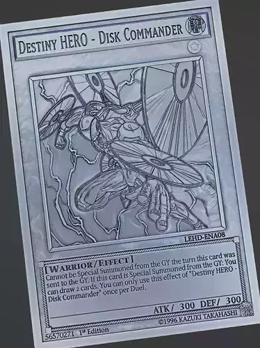 Destiny HERO - Disk Commander - yu-gi-oh