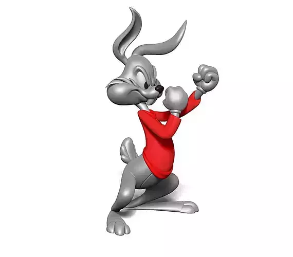 Boxing bBunny 3D print model