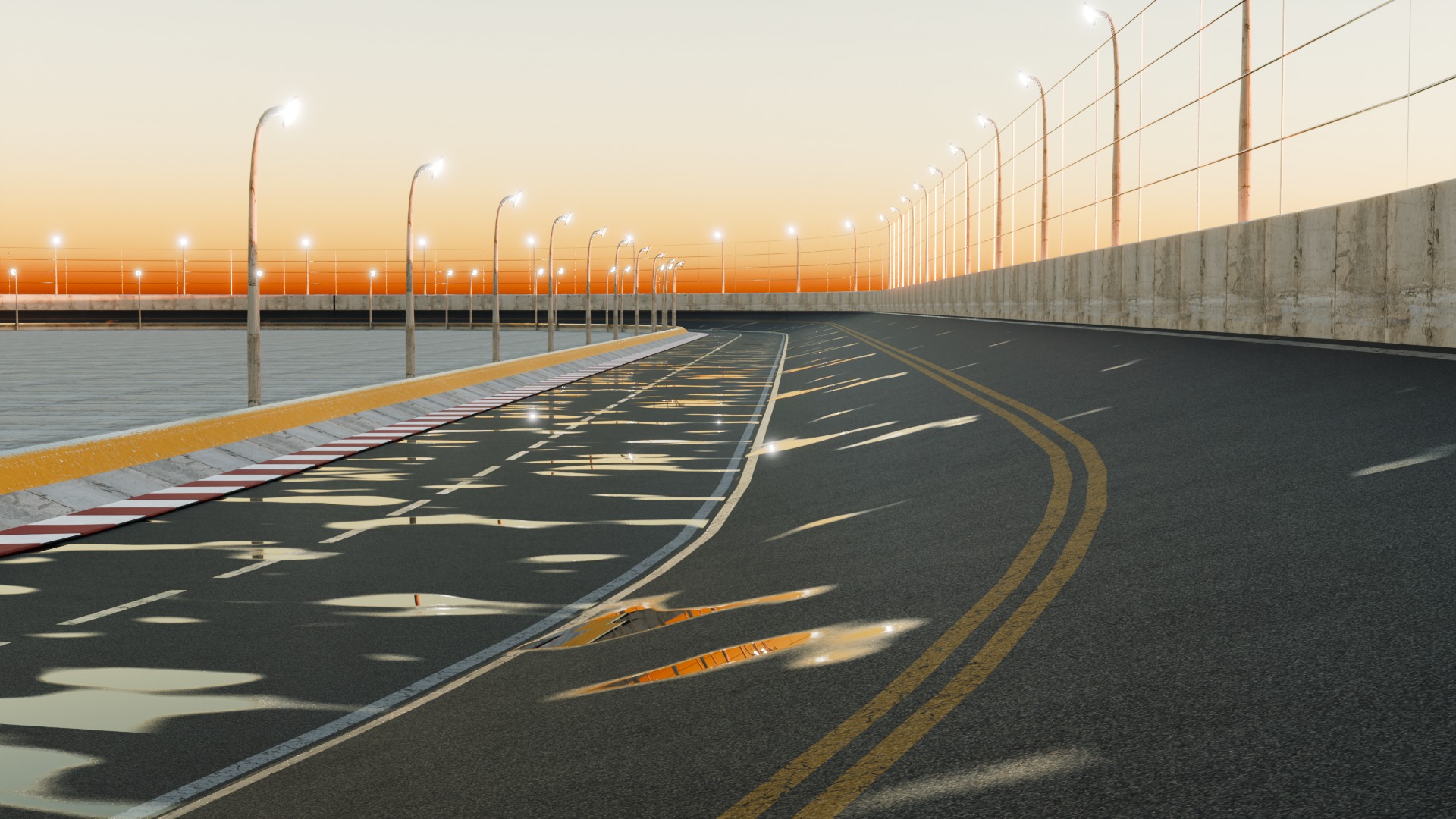 Nascar Race Track  3D model_2