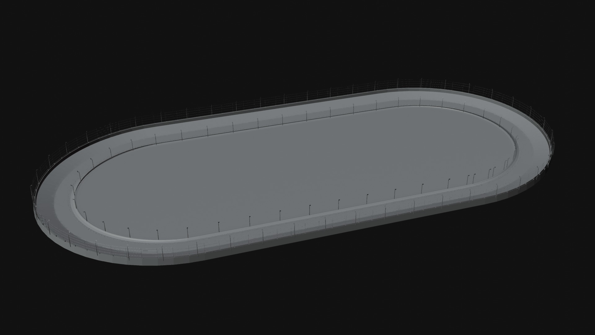 Nascar Race Track  3D model_4