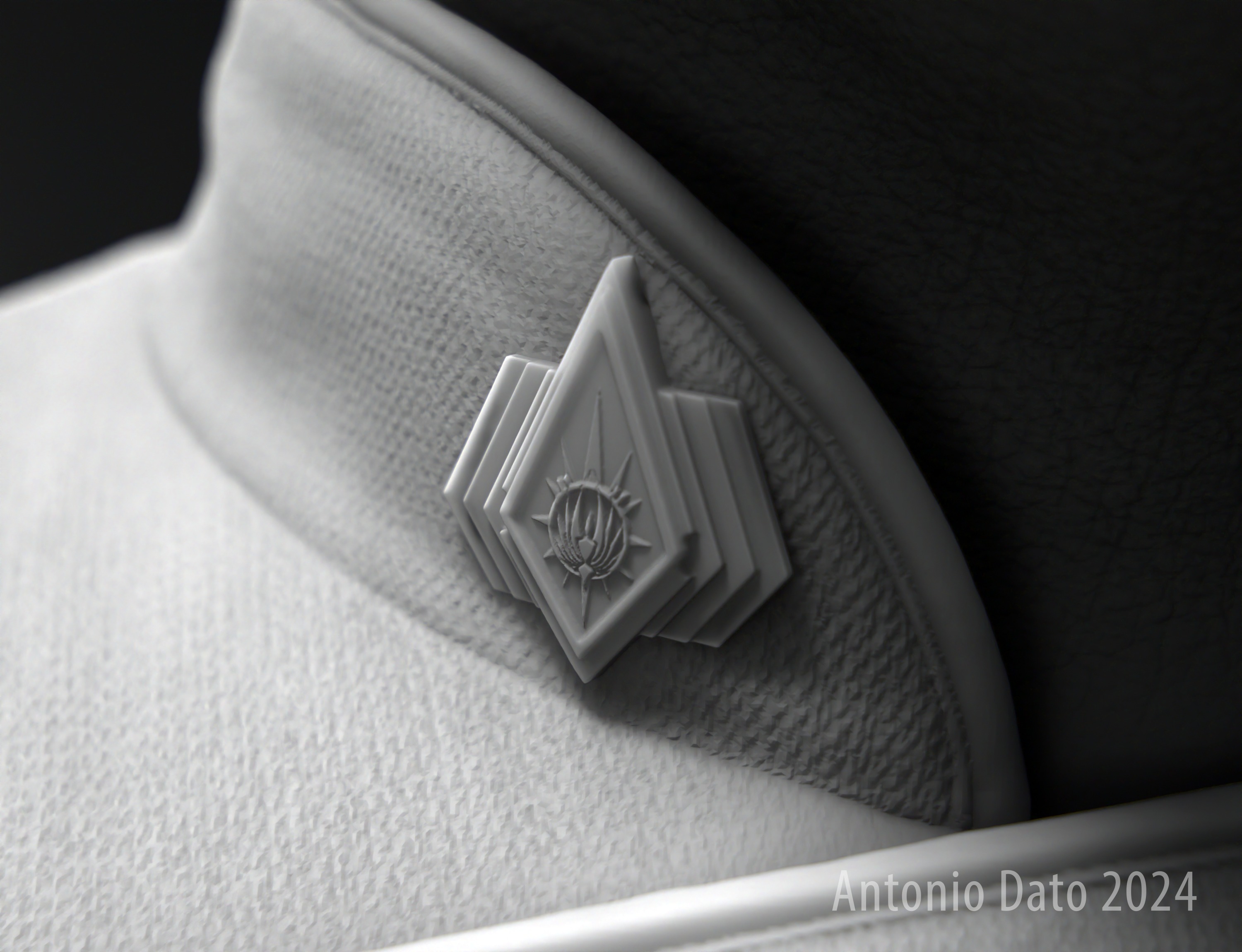 Edward James Olmos as William Adama Bust Printable 3D Model 3D print model_18