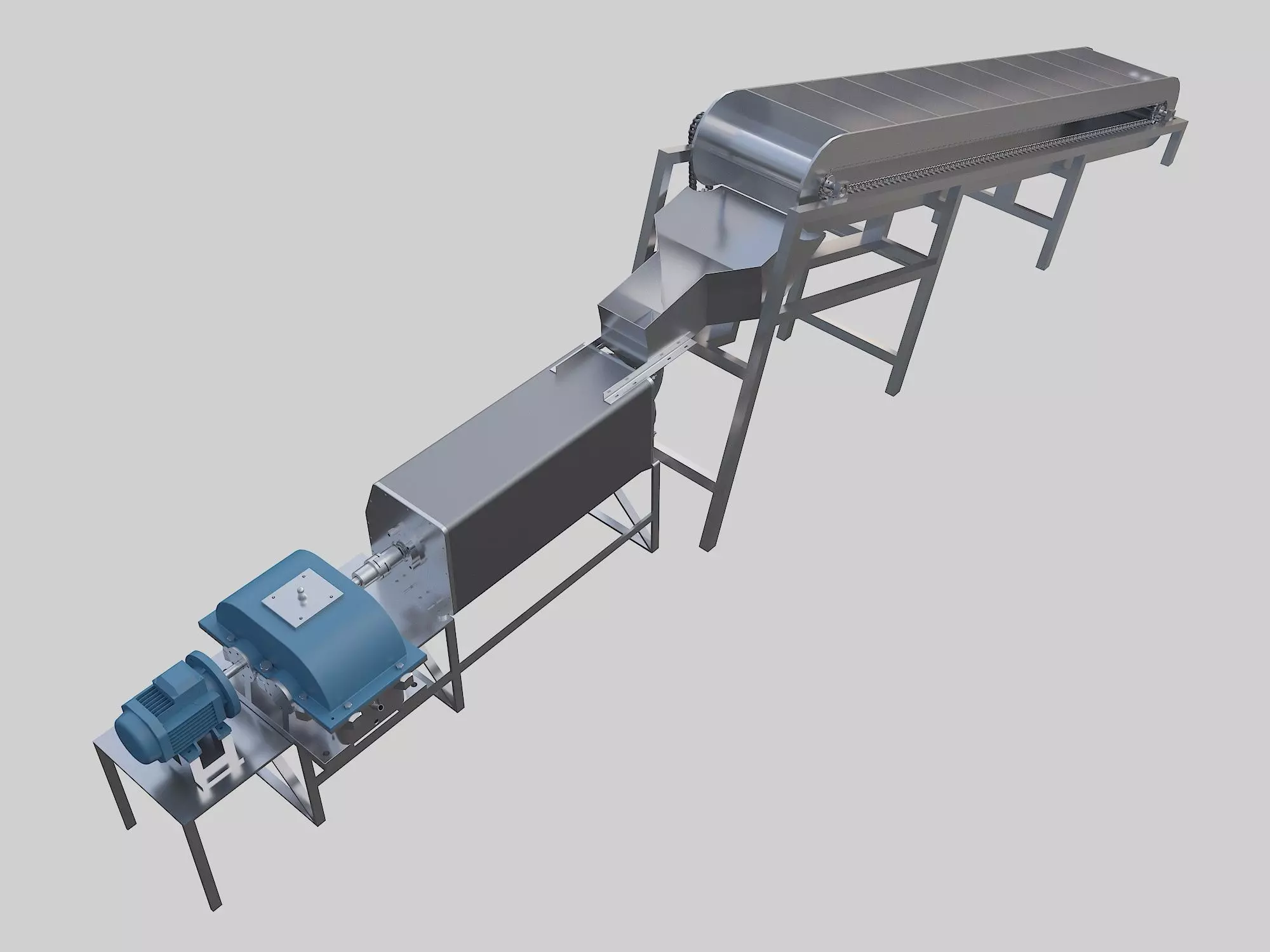 Fruit sorting machine 3D model_0