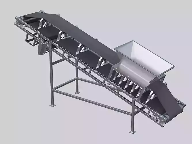Bulk material conveyor belt