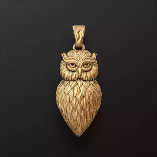 Owl Pendant v2