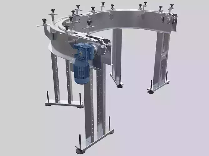 Plastic chain conveyor