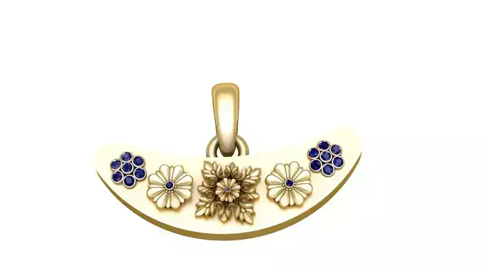 UNIQUE PRECIOUS PENDANT 3D PRINTABLE MODEL