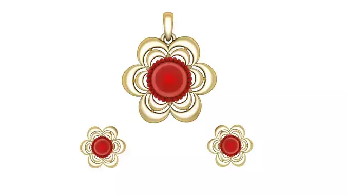 PRECIOUS PEARL LOCKET SET 3D PRINTABLE MODEL