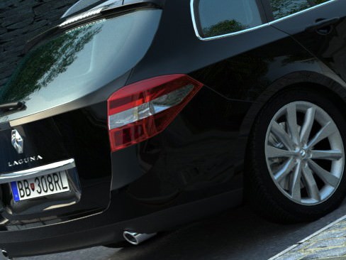 Renault Laguna Grandtour 2008 3D model_9