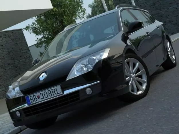 Renault Laguna Grandtour 2008 3D model_0