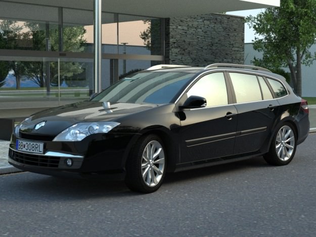 Renault Laguna Grandtour 2008 3D model_5