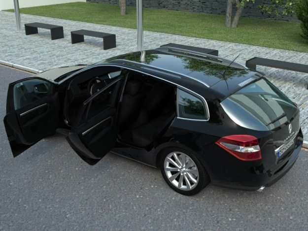 Renault Laguna Grandtour 2008 3D model_2