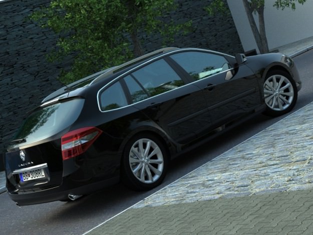 Renault Laguna Grandtour 2008 3D model_1