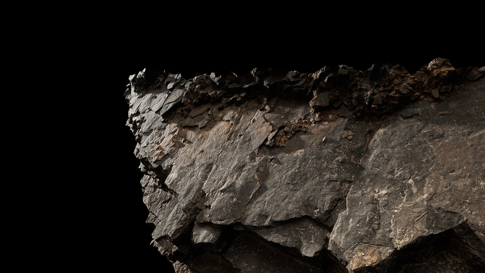 Anydrafts Cliff 10 Low-poly 3D model_5