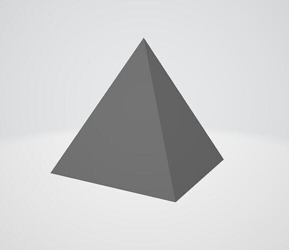 Text based Ai generated 3d pyramid model Free low-poly 3D model