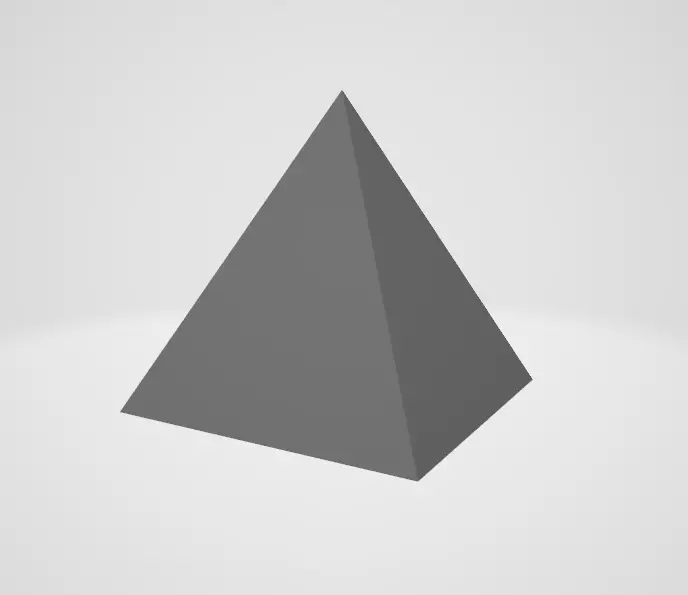 Text based Ai generated 3d pyramid model Free low-poly 3D model