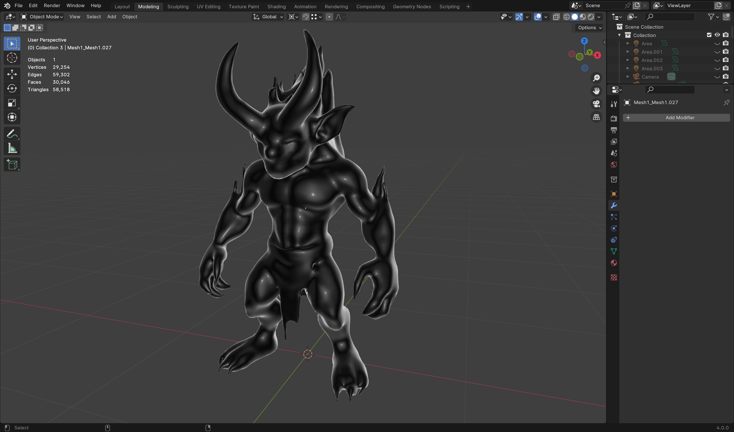 Flame Goblin - Low Poly Game-Ready 3D Character Low-poly 3D model_9