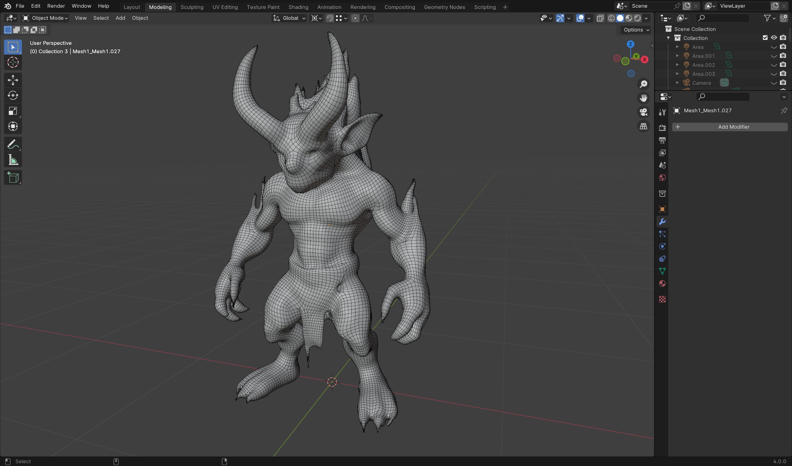 Flame Goblin - Low Poly Game-Ready 3D Character Low-poly 3D model_7