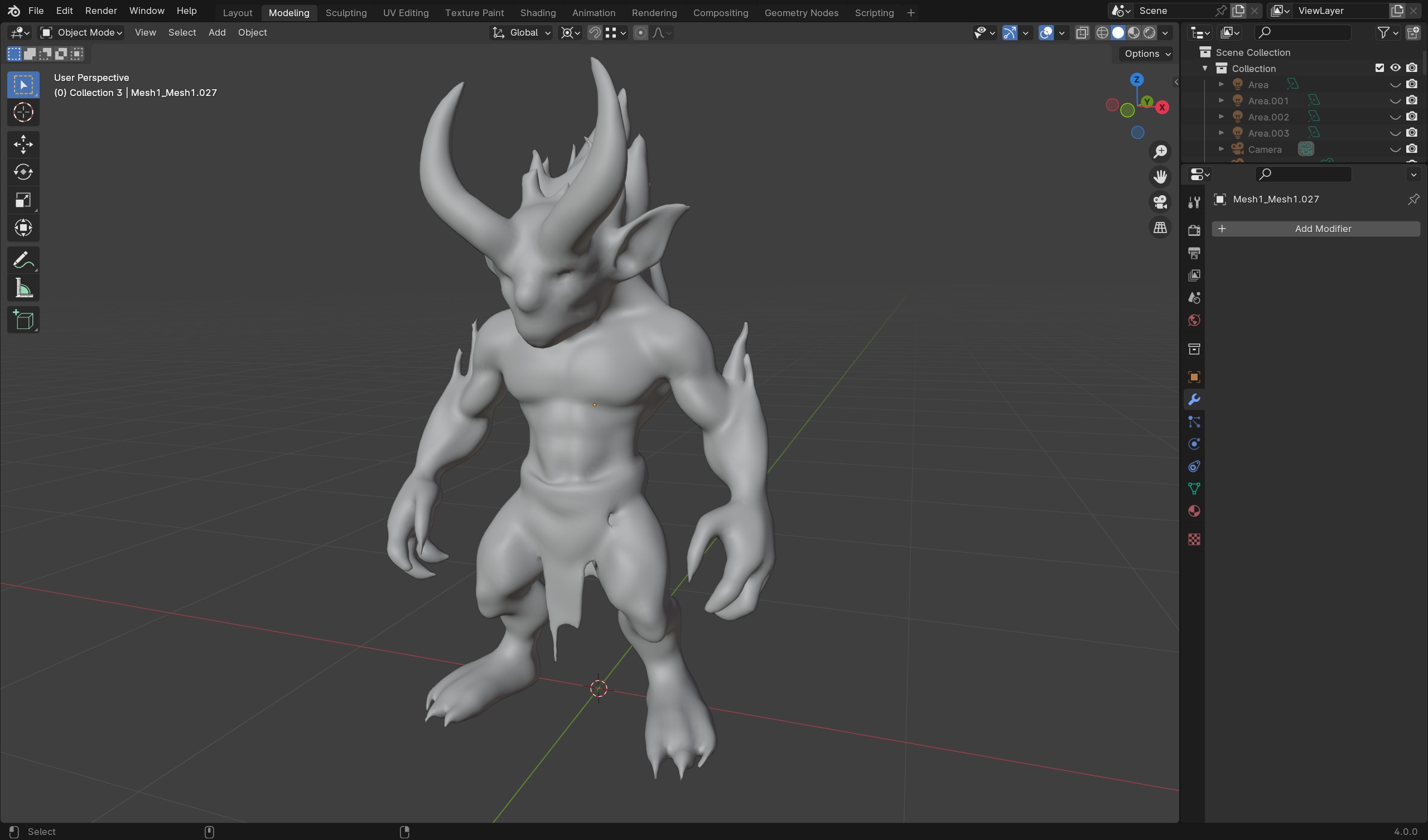 Flame Goblin - Low Poly Game-Ready 3D Character Low-poly 3D model_6