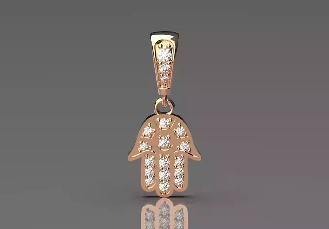 hand jewelry pendant jp0151 Free 3D print model