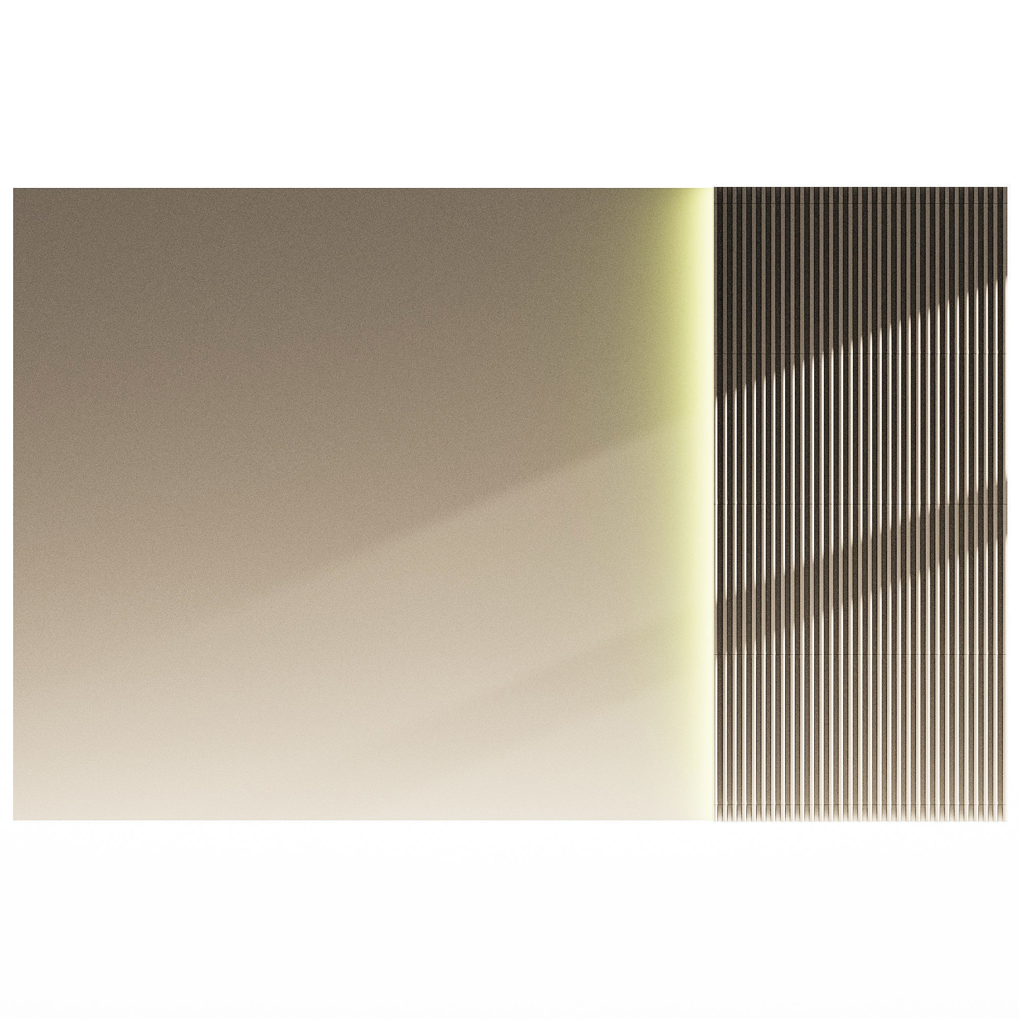 Wall 3D panel 09 3D model_2