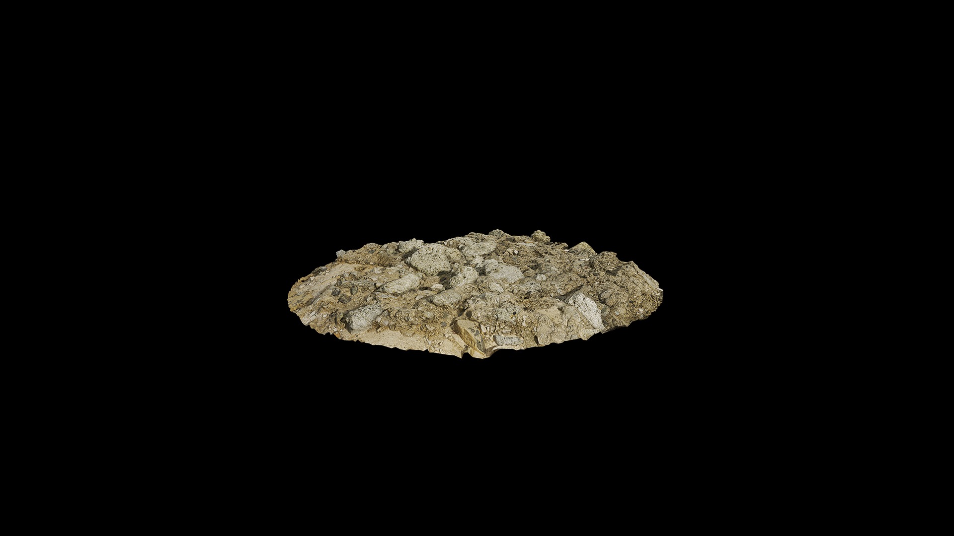 Anydrafts Coral rock 01 Low-poly 3D model_3