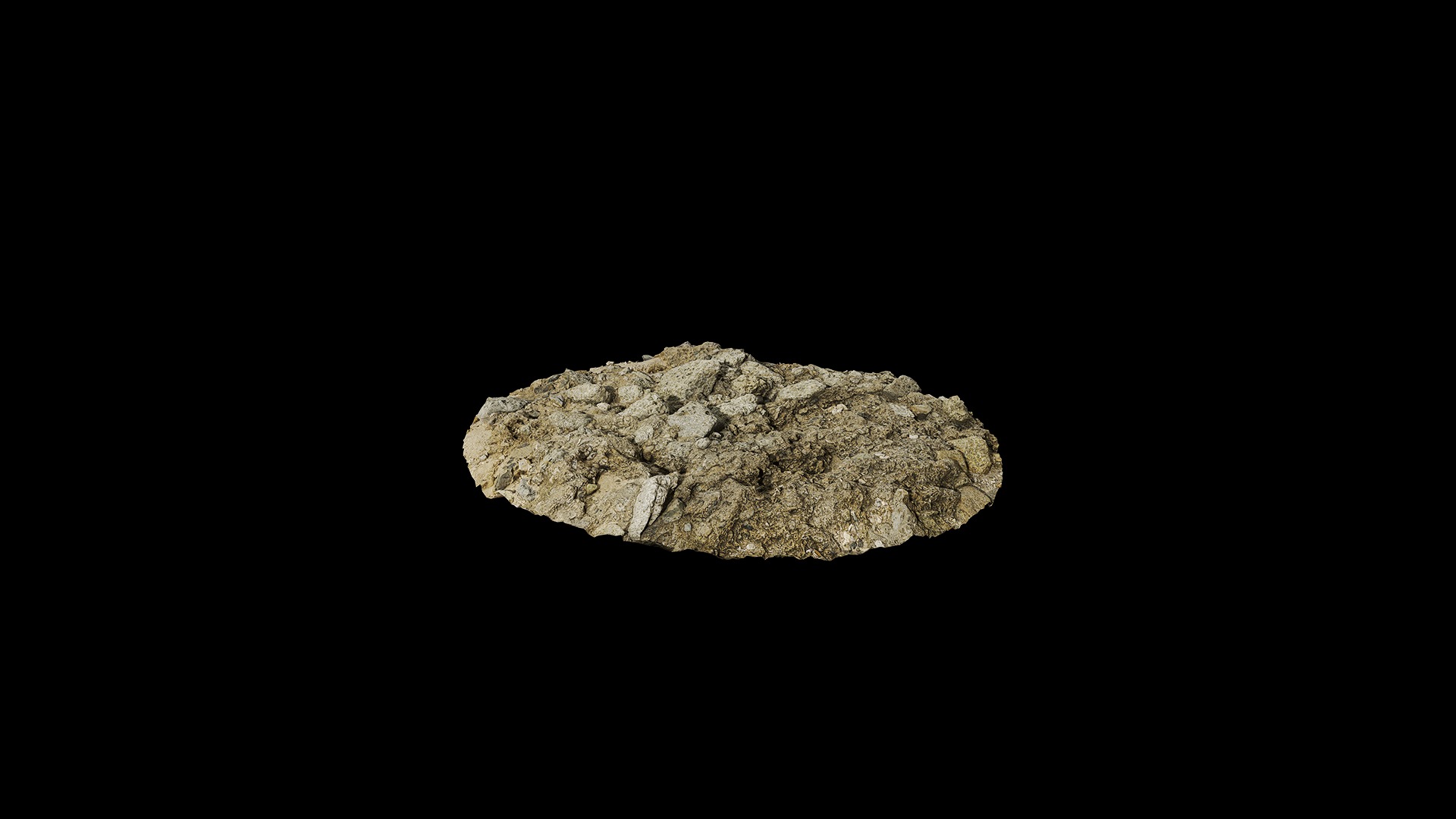 Anydrafts Coral rock 01 Low-poly 3D model_7