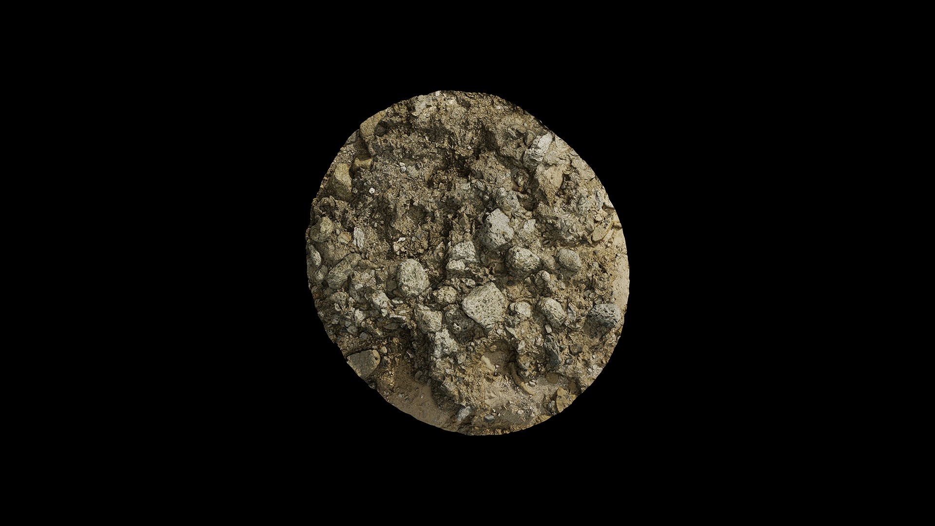 Anydrafts Coral rock 01 Low-poly 3D model_5