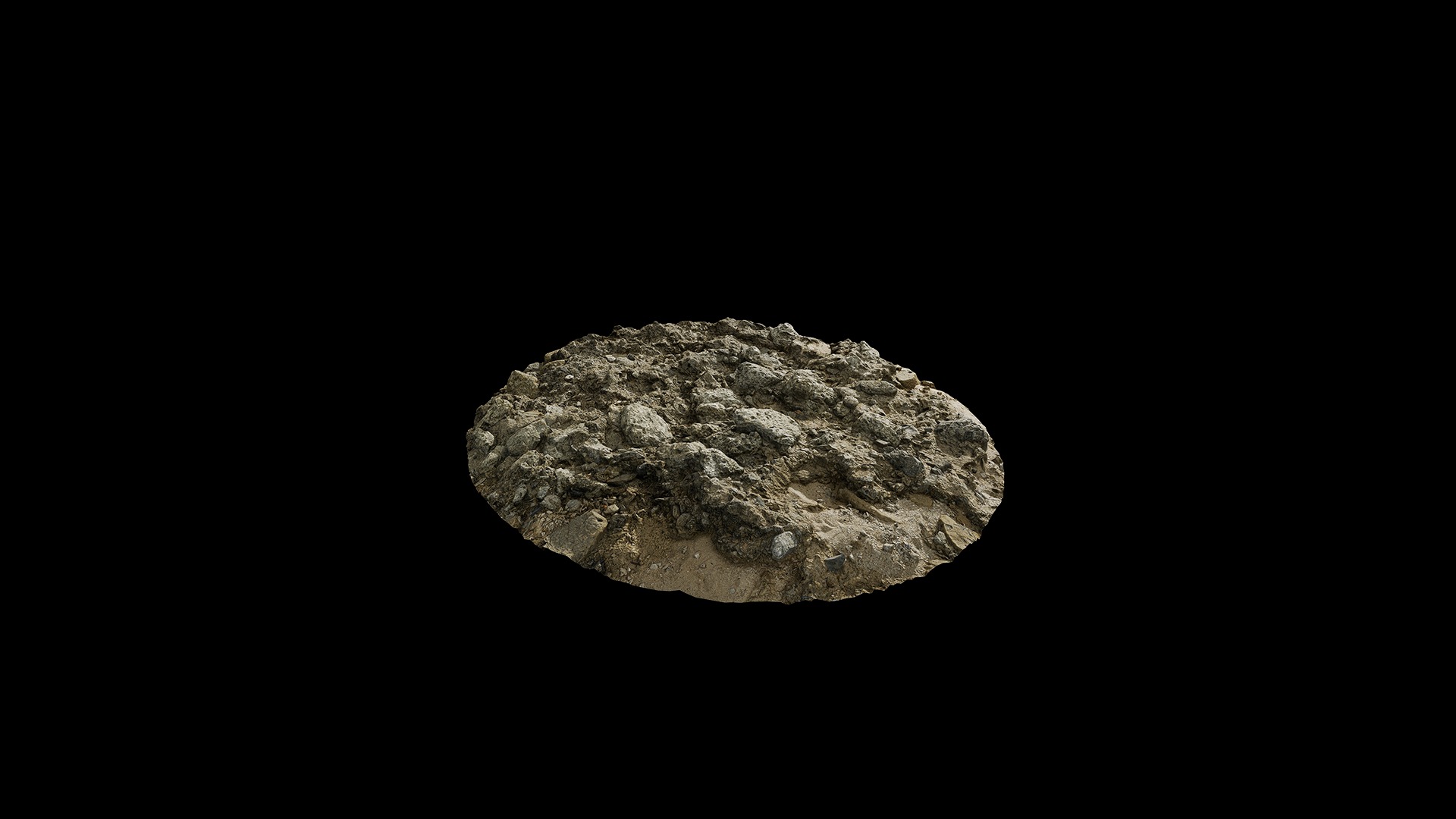 Anydrafts Coral rock 01 Low-poly 3D model_1