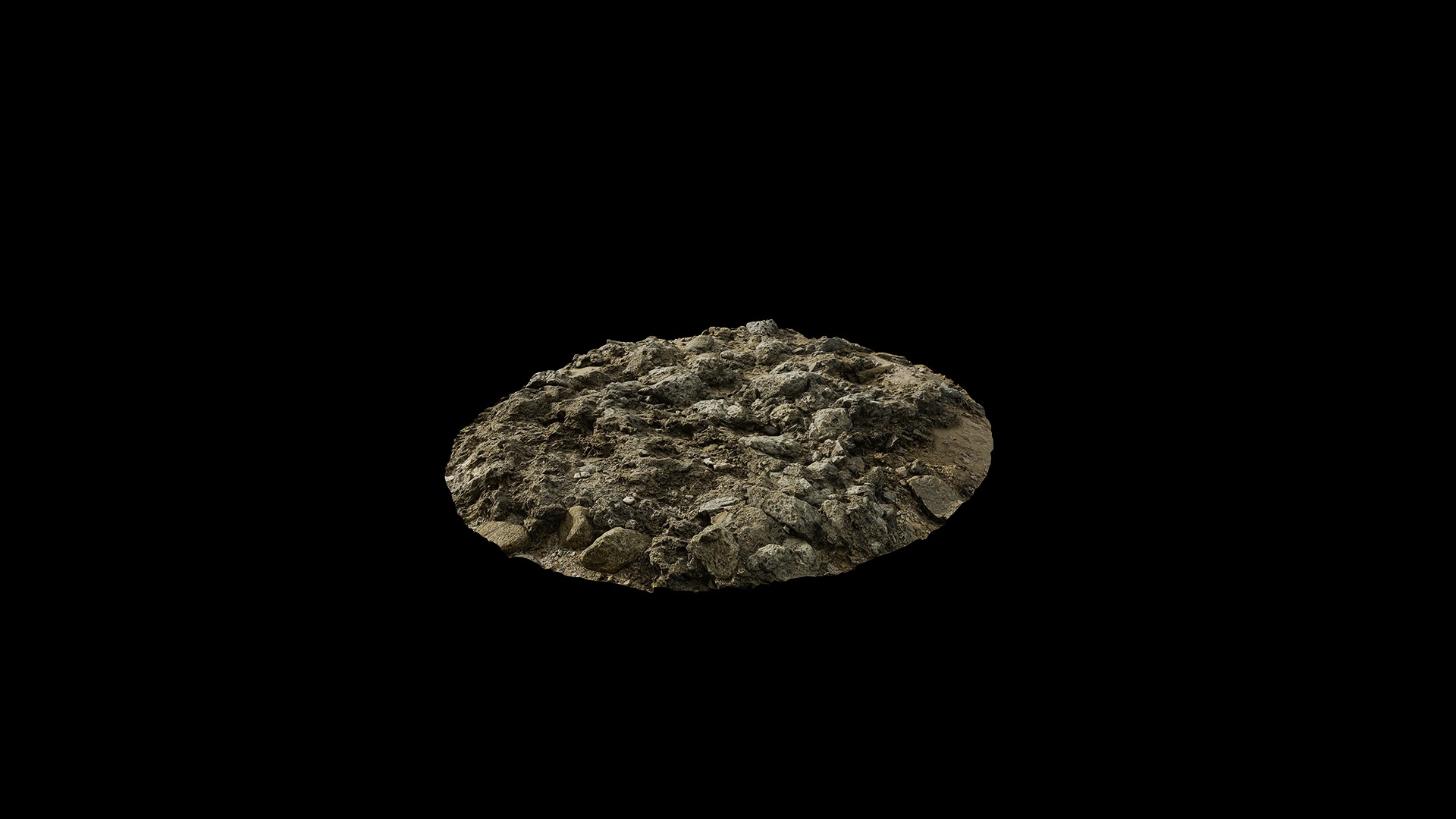 Anydrafts Coral rock 01 Low-poly 3D model_6