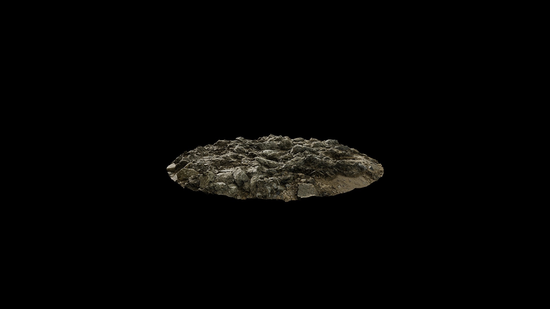 Anydrafts Coral rock 01 Low-poly 3D model_4