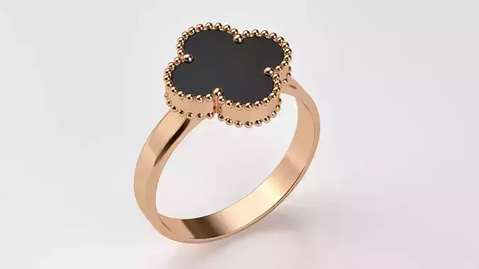 Van Cleef style ring 3D print model