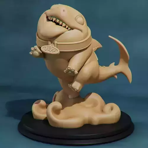 Marvel Rivals - Jeff the Land Shark 3D print model