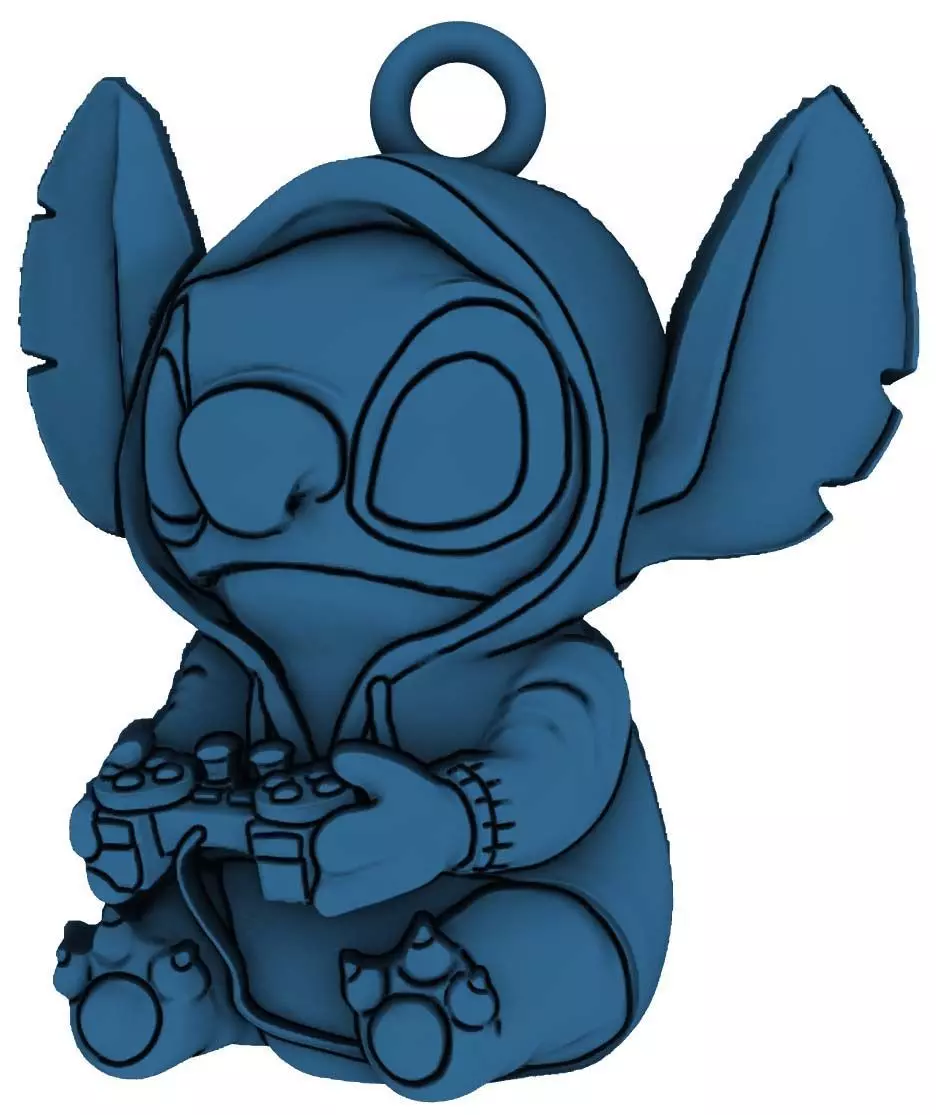 Stitch pendant from Lilo y Stitch 3D print model