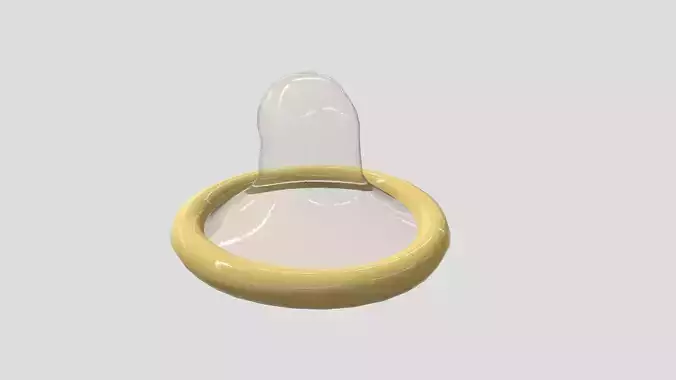 Condom Low-poly 3D model