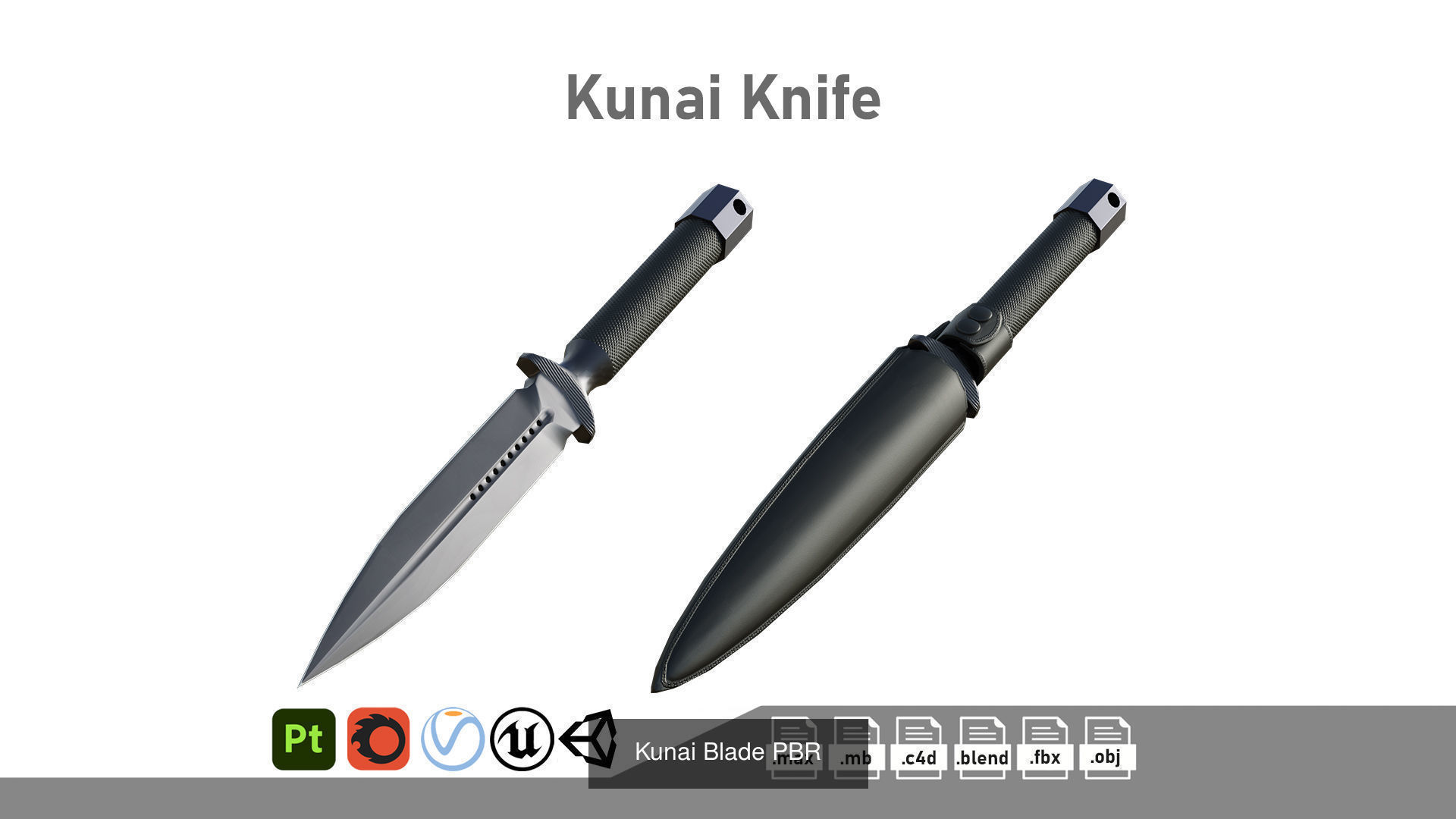 Knives Bundle 3D Model Collection_9
