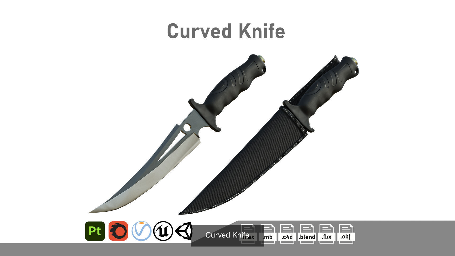 Knives Bundle 3D Model Collection_7