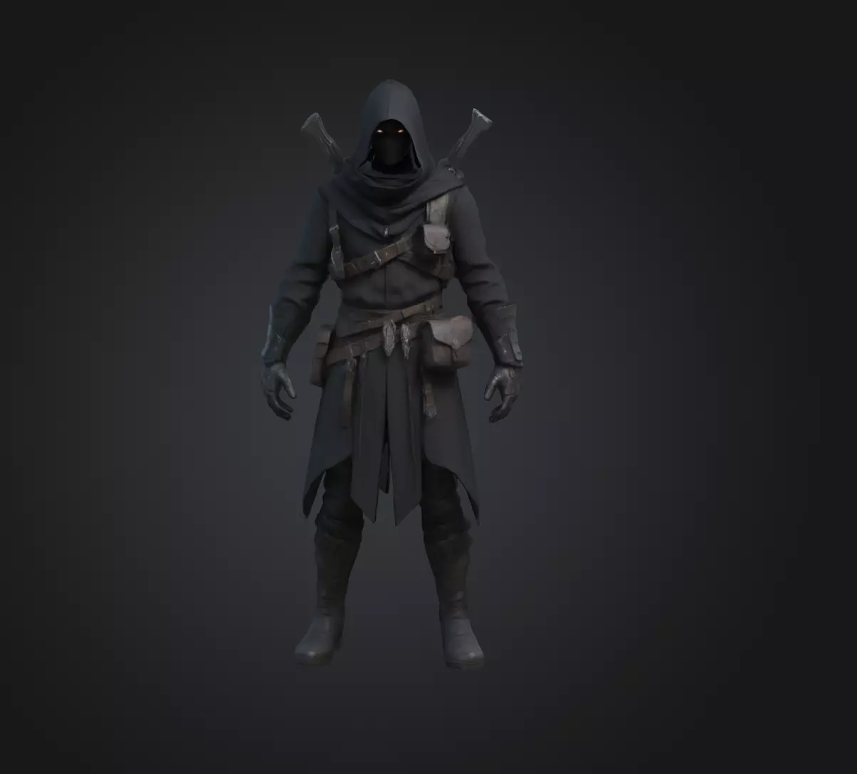 A Realistic Humanoid Assasin Character Texture_0