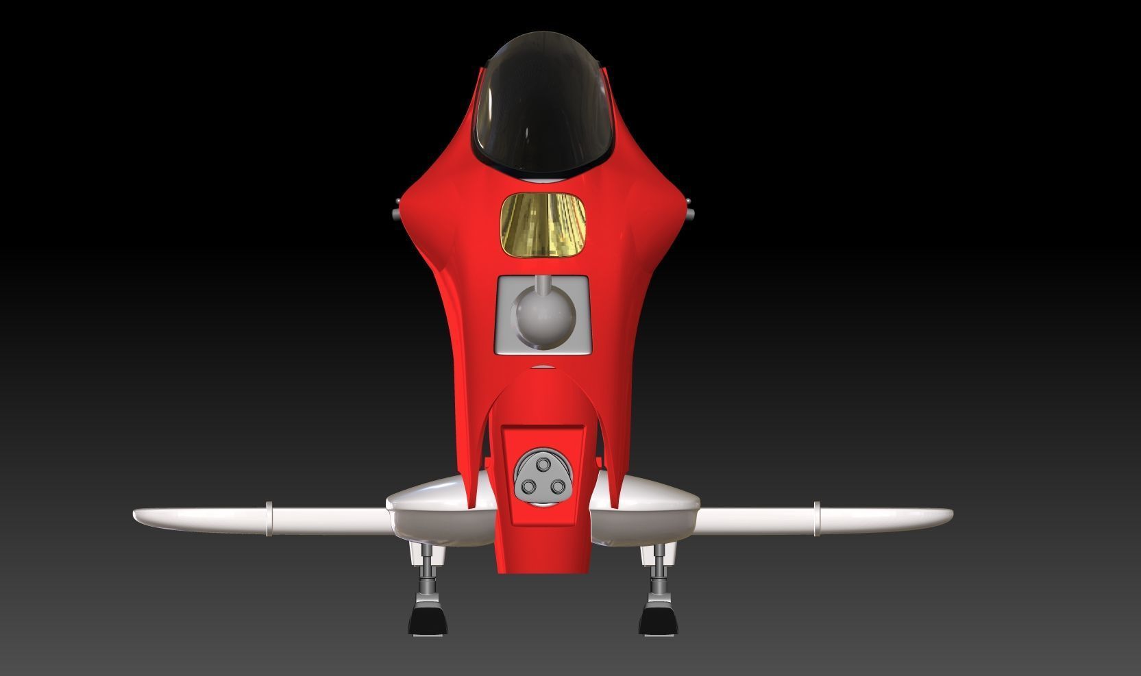 sh effect Figuarts bike for Bulma 40th Anniversary Statue 3D print model_1