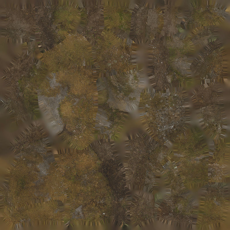 Anydrafts Mossy Rock 02 Low-poly 3D model_8