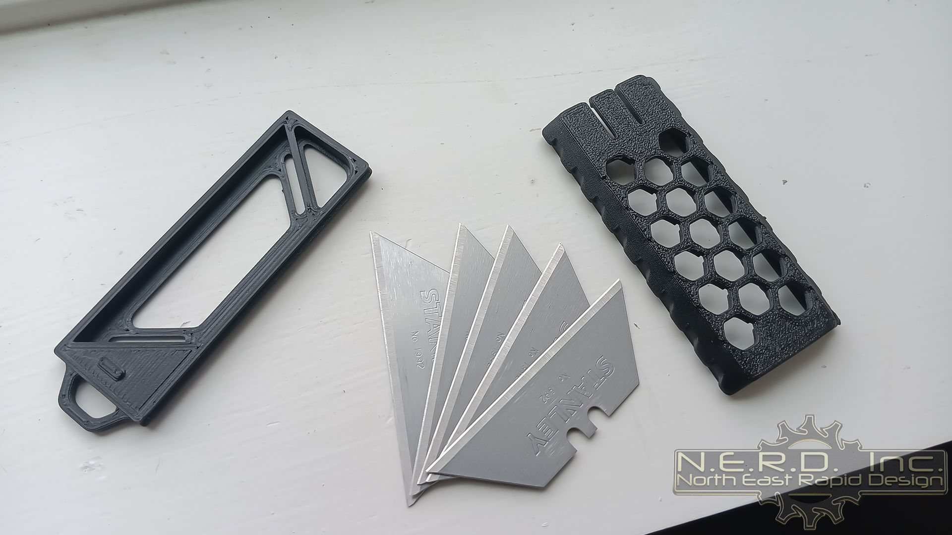 Utility Blade Holder Free 3D print model_3
