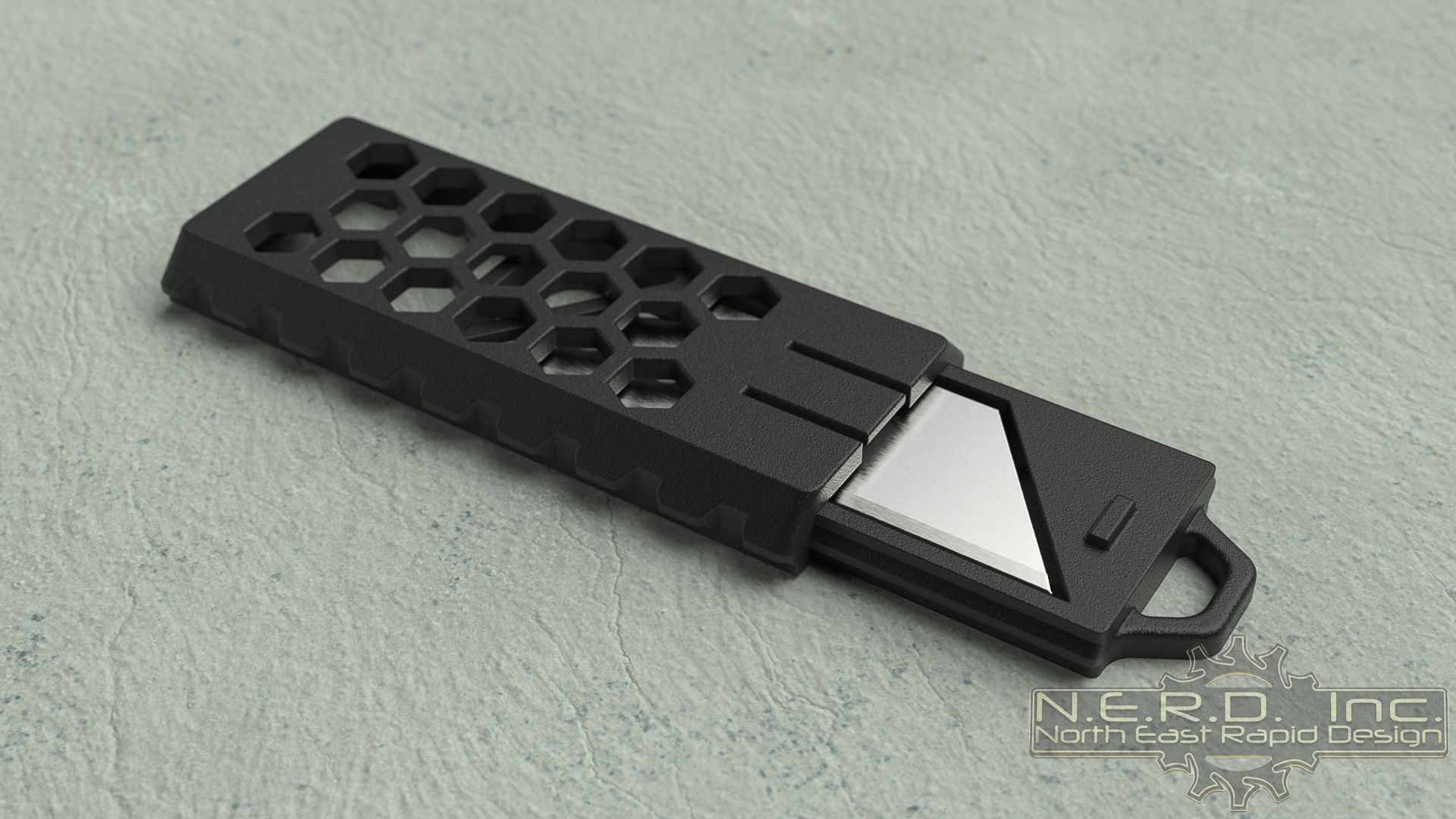 Utility Blade Holder Free 3D print model_7