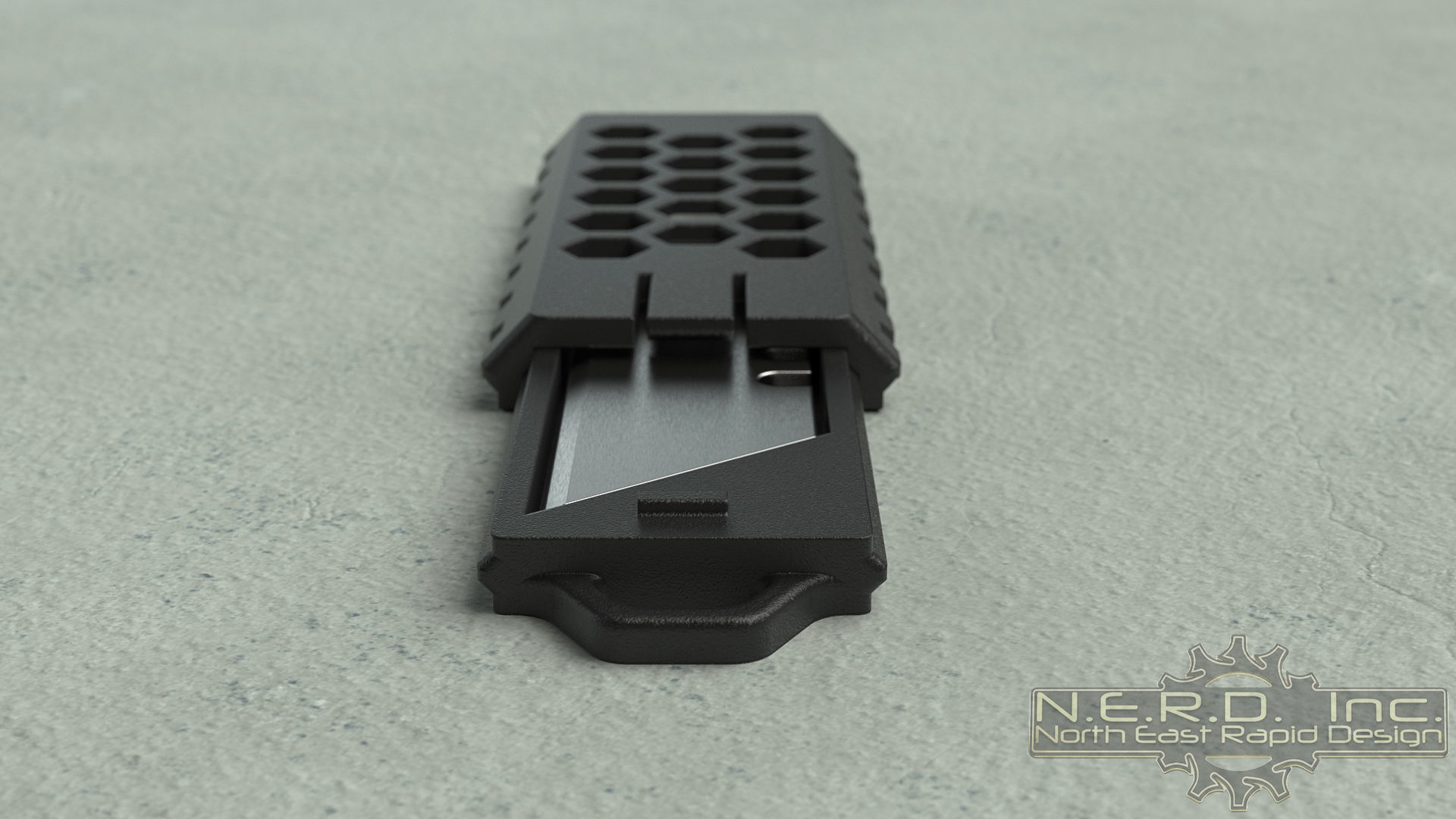 Utility Blade Holder Free 3D print model_6