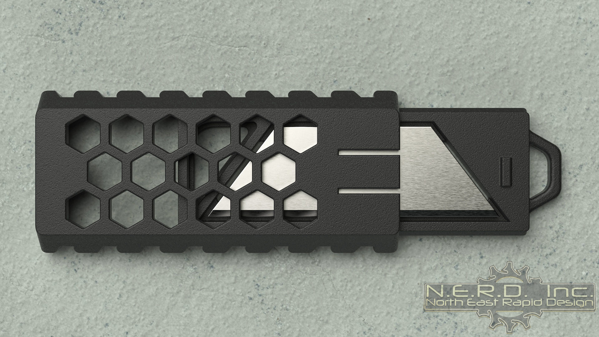 Utility Blade Holder Free 3D print model_1