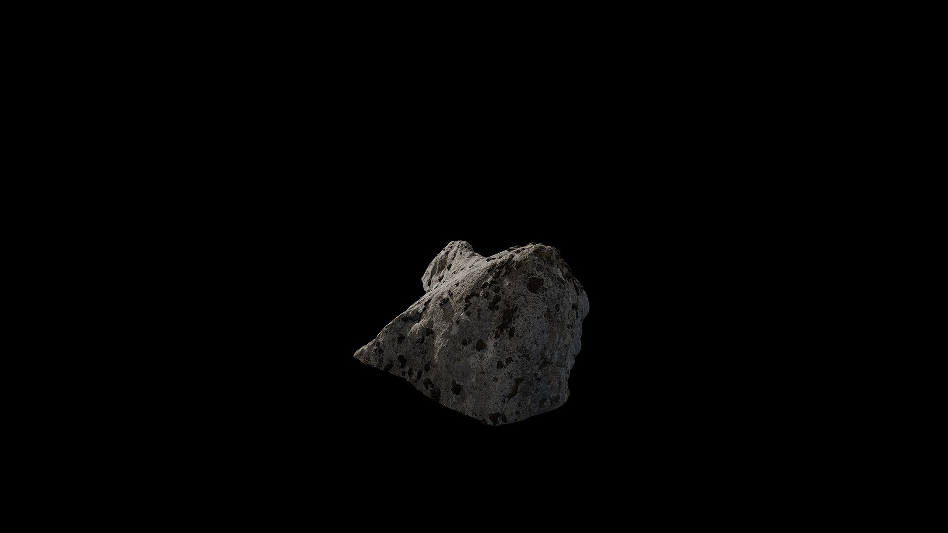 Anydrafts Mossy Rock 07 Low-poly 3D model_4
