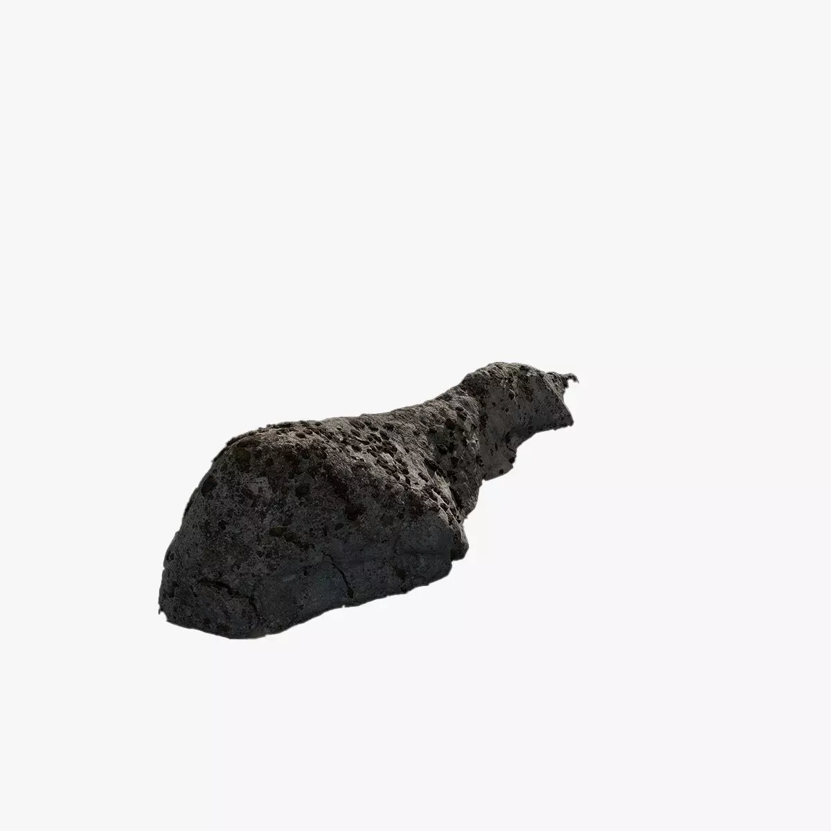 Anydrafts Mossy Rock 07 Low-poly 3D model_0