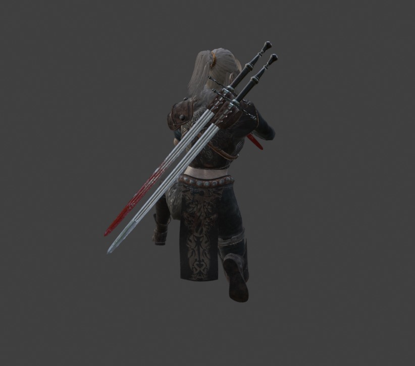 Ghost Woman  3D model_4