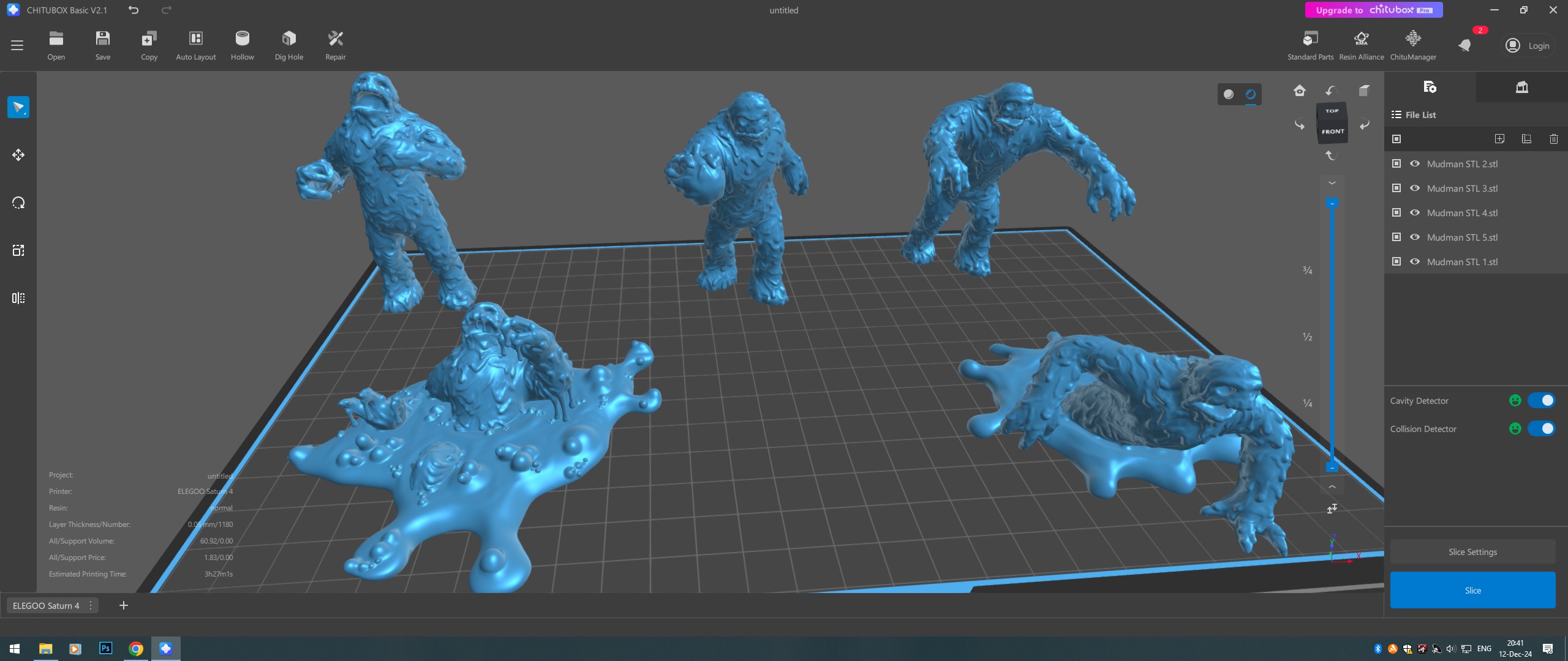 Mudman Low-poly 3D model_13