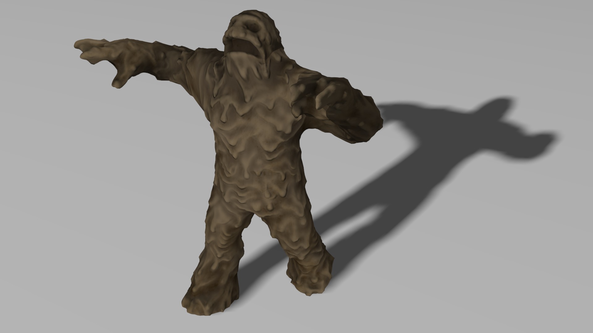 Mudman Low-poly 3D model_15