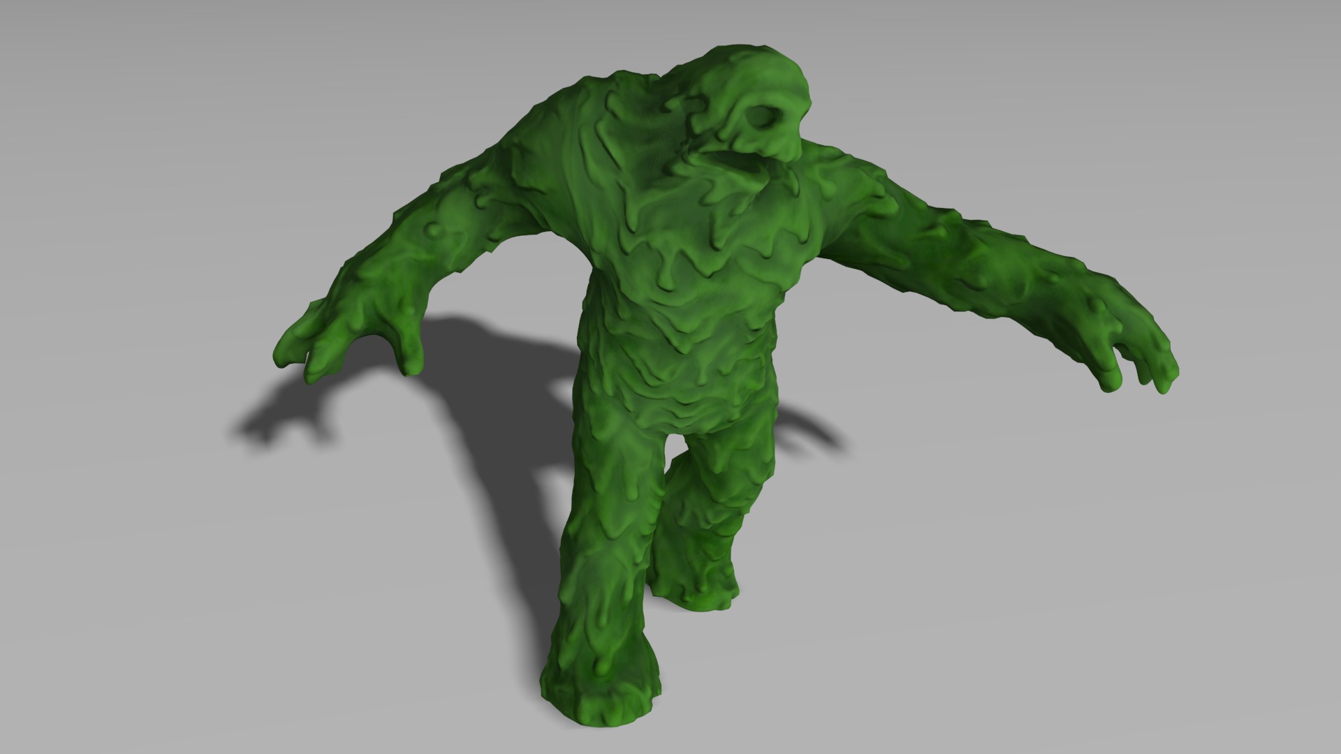 Mudman Low-poly 3D model_19
